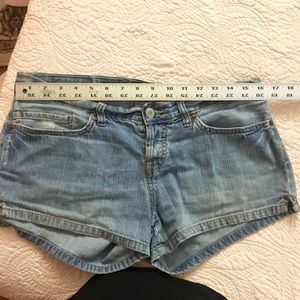Light Blue Denim Women's Shorts